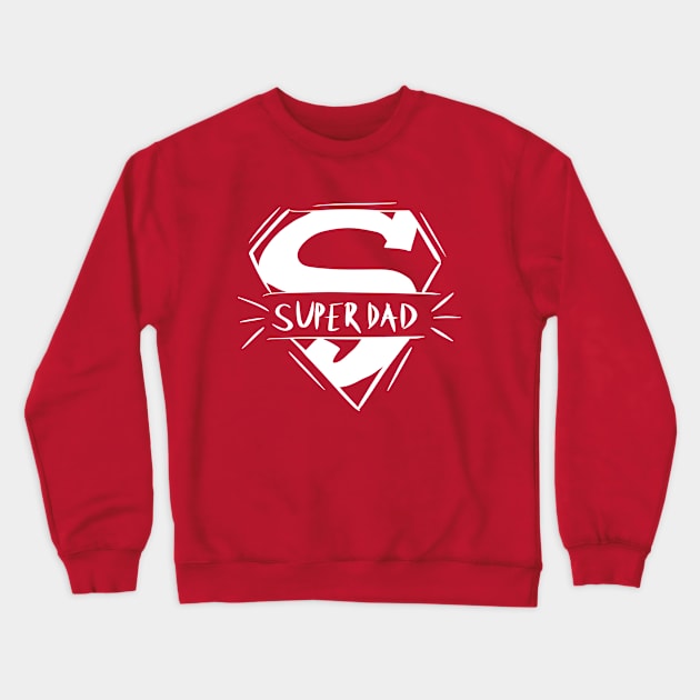 Super dad cool christmas gift idea Crewneck Sweatshirt by ISFdraw